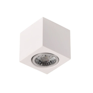 PLAFONNIER SURFACE SQUARE GYPSUM GU10-SOCKET MAX-10W