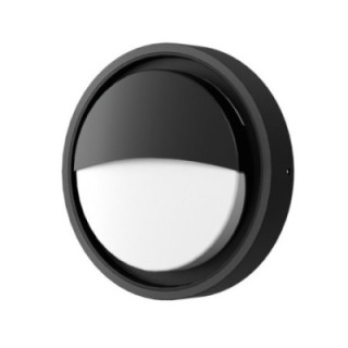 PLAFONNIER LED EXTÉRIEUR NOIR 24W 2400LM 100-240V 3000K CRI80 IP65