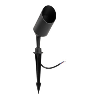 PROJECTEUR PLASTIQUE NOIR GU10-SOCKET IP65 MAX-35W