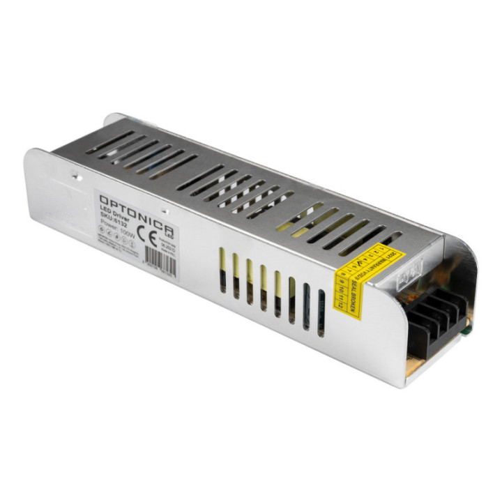 BARRETTE LED ALIMENTATION FINE 100W 12V 8.5A - METAL