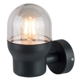 LAMPE MURALE ALUMINIUM NOIR CORPS IP44 1*E27 PRISE AC220-240V