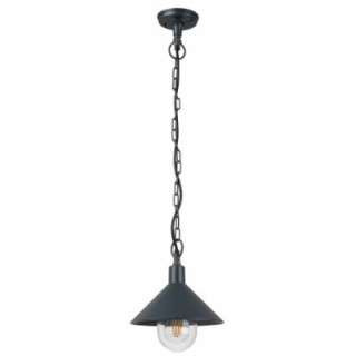 LAMPE DE JARDIN ALUMINIUM CORPS NOIR IP44 1*E27 DOUILLE AC220-240V