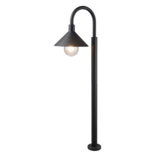 LAMPE DE JARDIN ALUMINIUM CORPS NOIR IP44 1*E27 DOUILLE AC220-240V