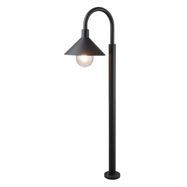 LAMPE DE JARDIN ALUMINIUM CORPS NOIR IP44 1*E27 DOUILLE AC220-240V