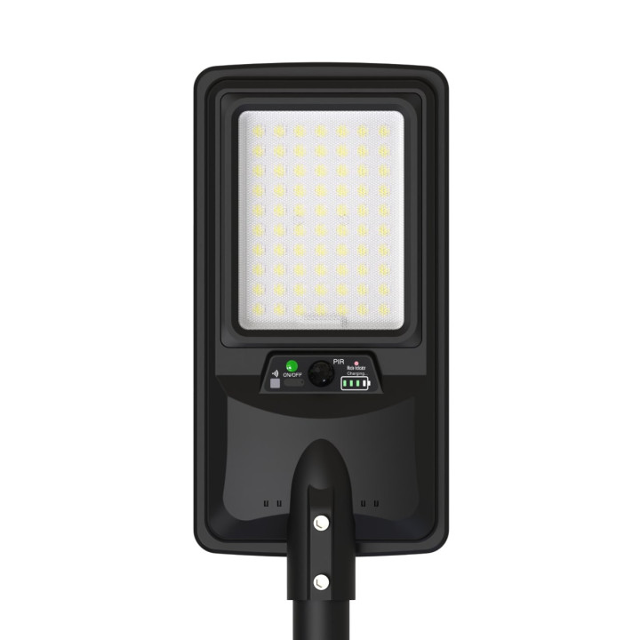 LED SOLAIRE STREET LIGHT 2250LM 12Ah IP65 6000K + REMOTE CONTROL
