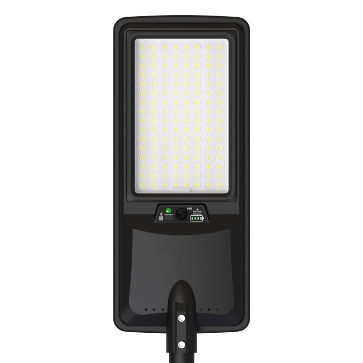 LED SOLAIRE STREET LIGHT 4500LM 25Ah IP65 6000K + REMOTE CONTROL