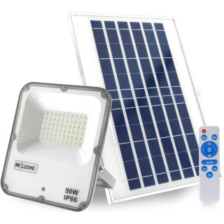 Projecteur LED solaire Venecia 50W avec télécommande, 2250 Lumens, IP66
