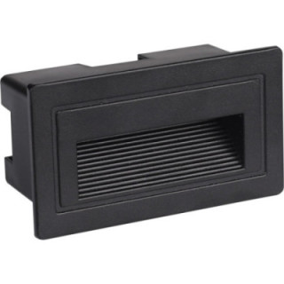 LED STEP LIGHT carré BLACK 3W 180LM 4200K AC220-240V IP65