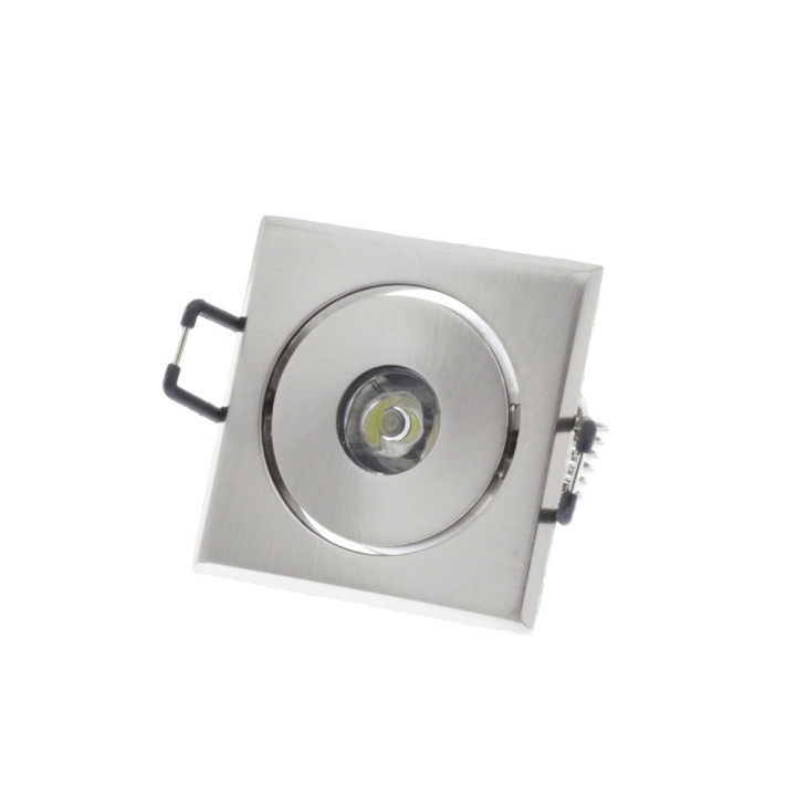1W LED ENCASTRABLE DOWNLIGHT SQUARE WARM WHITE LIGHT