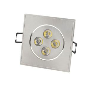 4W LED DOWNLIGHT ENCASTRABLE SQUARE WARM WHITE LIGHT