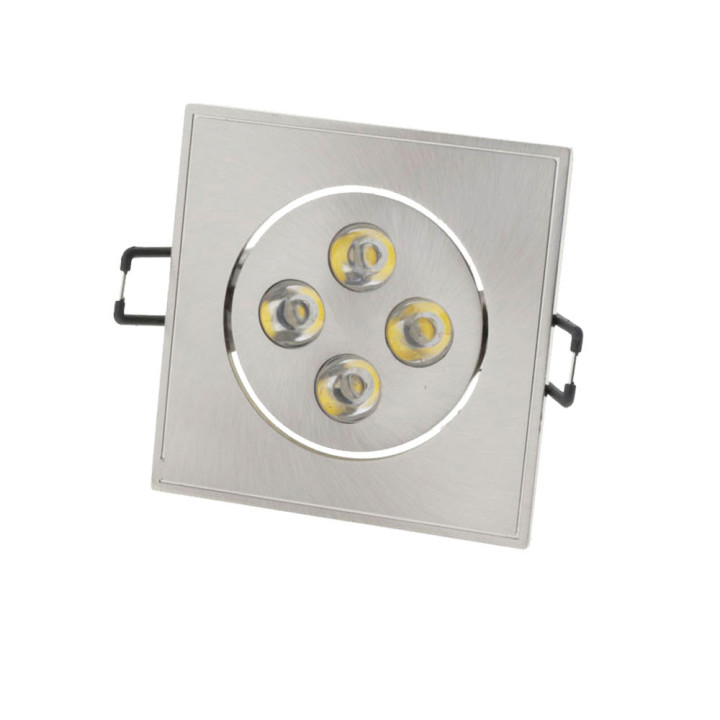4W LED DOWNLIGHT ENCASTRABLE SQUARE WARM WHITE LIGHT