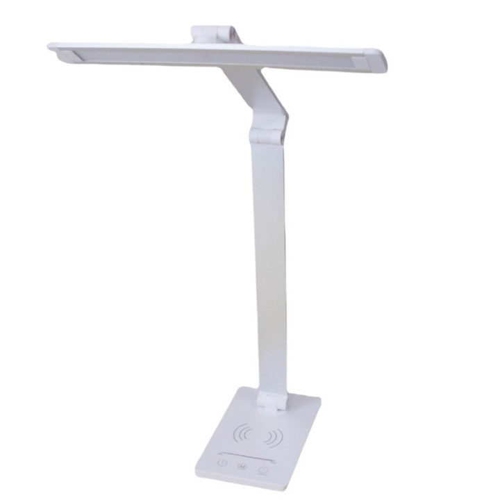 LAMPE DE BUREAU RECHARGEABLE SANS FIL BLANC CCT 7W 380LM