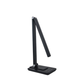 LAMPE DE BUREAU RECHARGEABLE NOIR CCT 8W 300LM