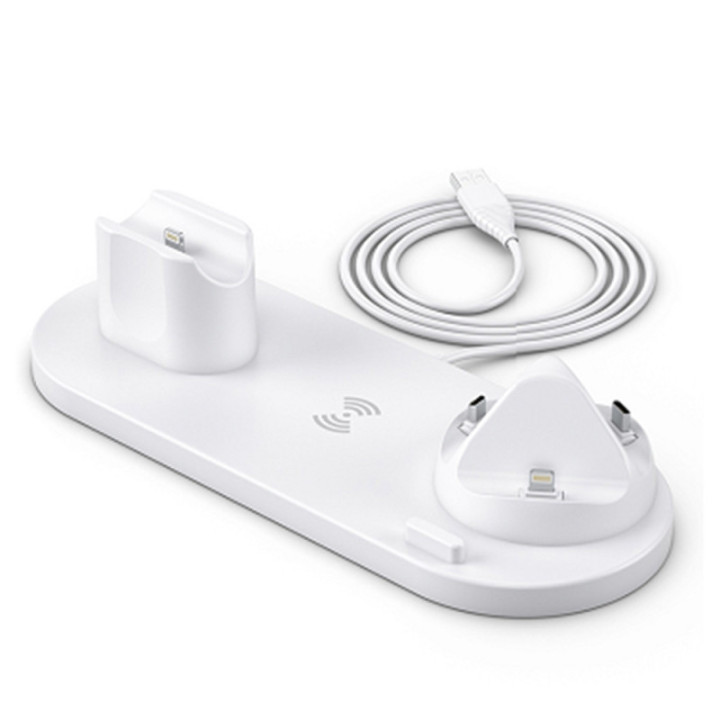 SUPPORT DE CHARGE MULTI-FONCTION BLANC 6in1