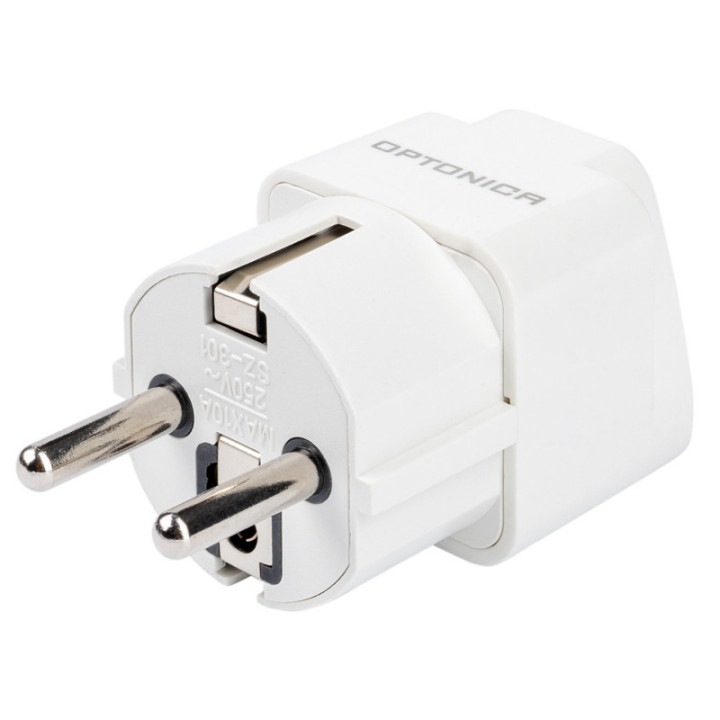 Adaptateur de voyage - UK vers EU 220V 10A 1000W - CUIVRE