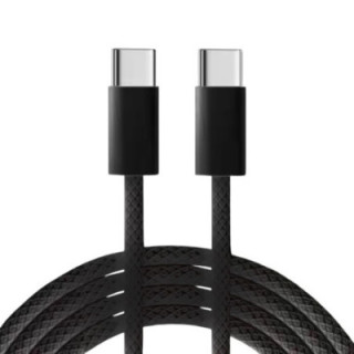 CÂBLE 1M TYPE-C VERS TYPE-C 3A NOIR