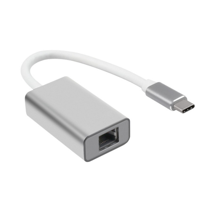 Adaptateur LAN Gigabit 1000 Mbps vers USB-C - Aluminium
