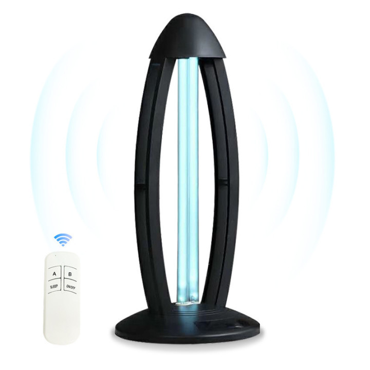 LAMPE DE STÉRILISATION GERMICIDE ULTRAVIOLETTE - NOIRE