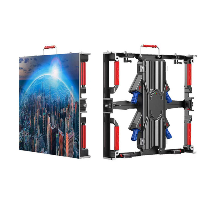 LOCATION OUTDOOR P3.91 500*500mm Taux de rafraîchissement:≥ 3840Hz (INCL. CABINET, CARTE R, ALIMENTATION ET CÂBLES)