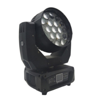 AURA 19*15W RGBW 4 en 1 LED BEAM MOVING HEAD LIGHT ZOOM