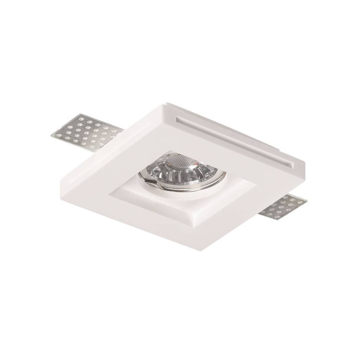 PLAFONNIER SANS GARNITURE ENCASTRÉ GYPSE CARRÉ GU10-SOCKET MAX-35W