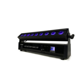 !9*10W WIFI CONTROL étanche RGBWA+UV 6in1 LED WIRELESS BATTERY WASHERY WALL WASHER