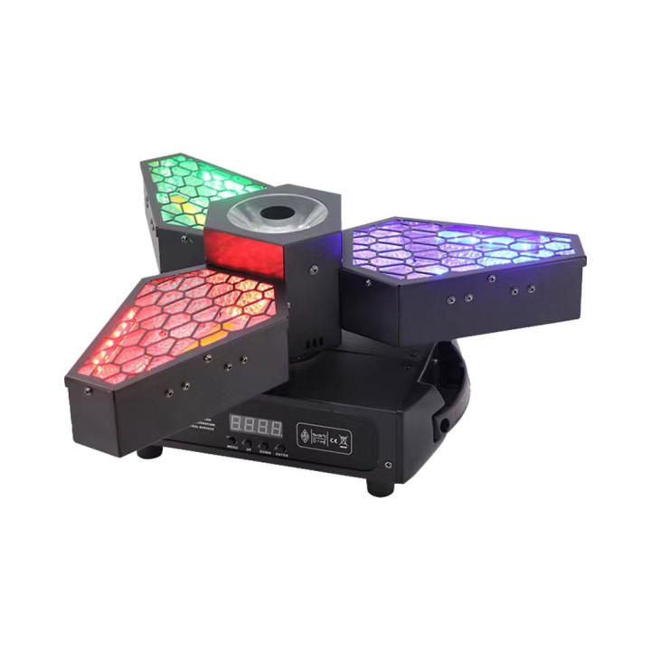 WL 3pcs *60W blanc chaud + 36 *3W RGB