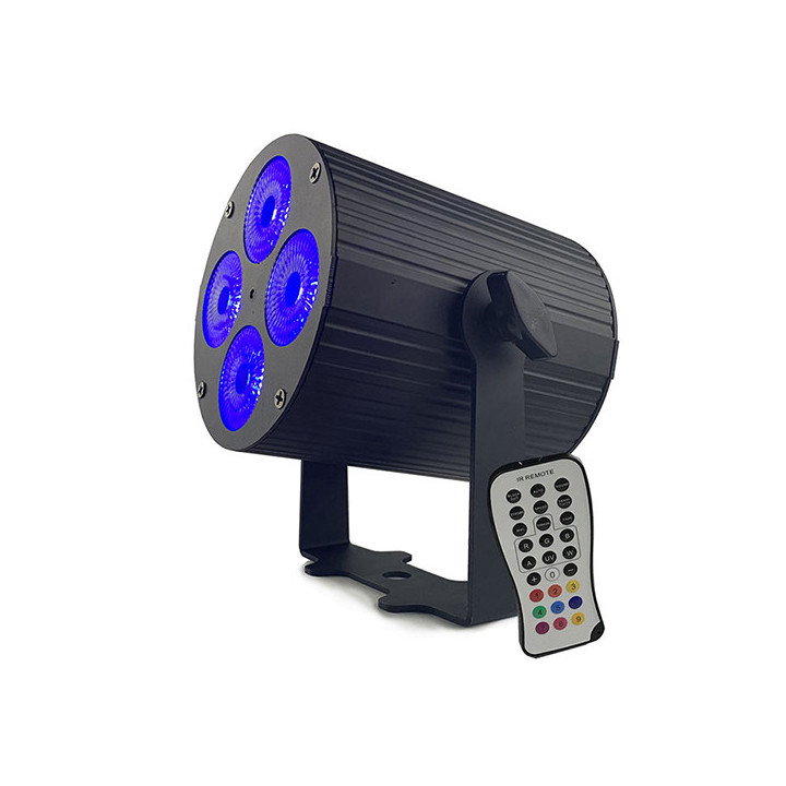 LH Battery Mini 4 *10W RGBWA+UV 6in1 LED PAR