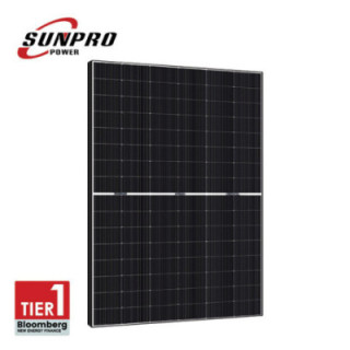 SunPro - 450W Bifacial BLACK FRAME N-Type TOPCON - TIER1