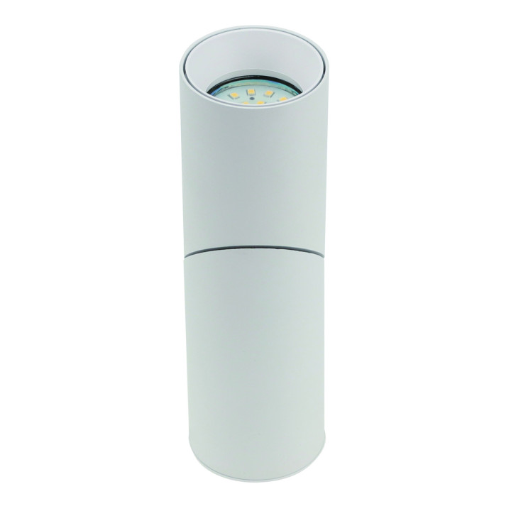 PROJECTEUR ALUMINIUM ORIENTABLE BLANC GU10-SOCKET IP20 MAX-35W