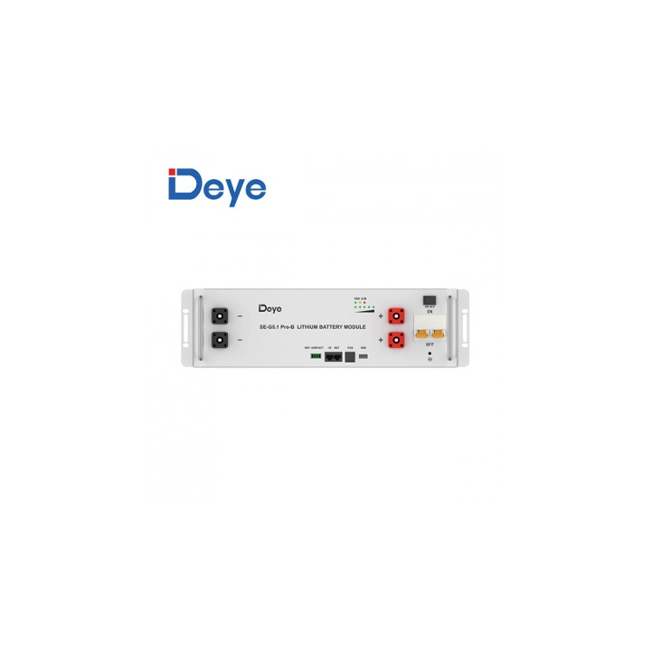 DEYE Batterie lithium basse tension 5,12kWh 51,2V 100AH