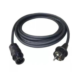 CÂBLE AC LONGUEUR 5M H07RN-F 3G*1.5MM2 AVEC CONNECTEUR MALE BC01 ET PRISE SCHUKO