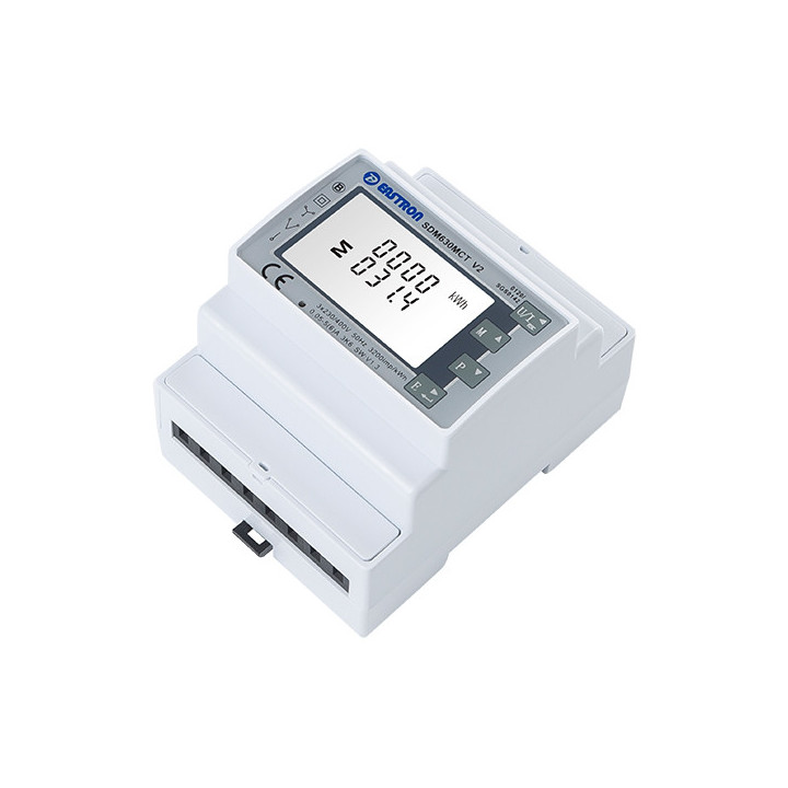 CT COMPTEUR D'ENERGIE ELECTRIQUE TRIPHASE MULTIFONCTION 3*230V/1A OU 5A