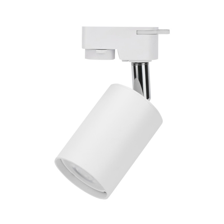 TRACKLIGHT FIXTURE ALUMINIUM BLANC GU10-SOCKET IP20 MAX-35W- 3-PHASE