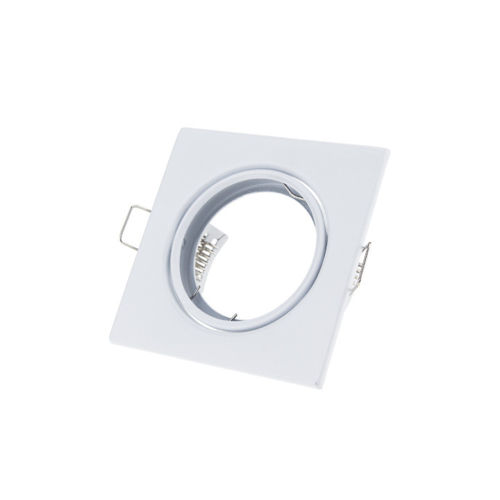 Anneau carré réglable corps blanc 82*82*29mm G5.3
