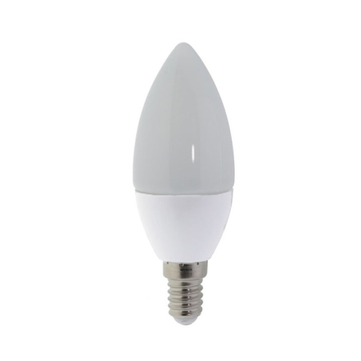LED CANDLE E14 C37 6W 480LM RA80 175-265V 2700K