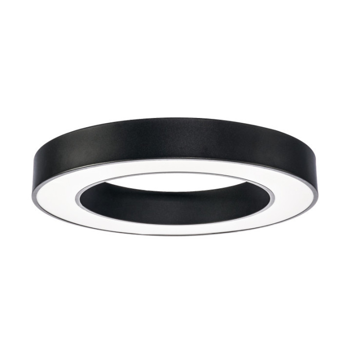 LED CEILING LIGHT ROUND 5630SMD 64W AC175-260V 80LM/W 4500K - BLACK