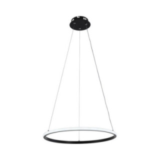 LED PENDANT LAMP 30W/2080LM BLACK 3000-6000K DIMMABLE + Remote Control