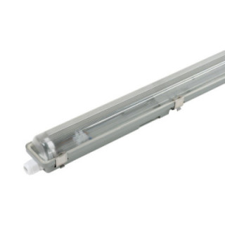 FIXTURE FOR ONE SIDE POWER LED TUBE T8 1*120CM IP65