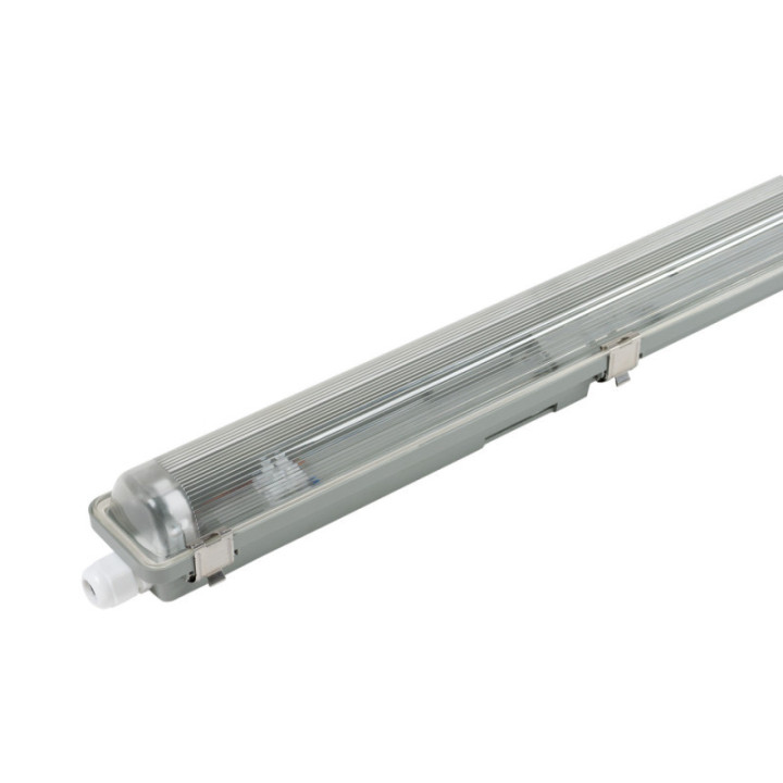 FIXTURE FOR ONE SIDE POWER LED TUBE T8 1*120CM IP65