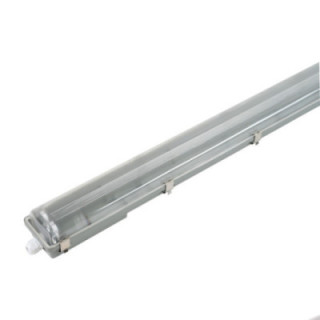 FIXTURE FOR ONE SIDE POWER LED TUBE T8 2*120CM IP65