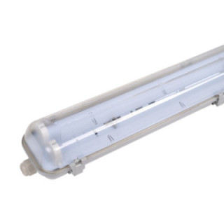 FIXTURE FOR ONE SIDE POWER LED TUBE T8 2*150CM IP65
