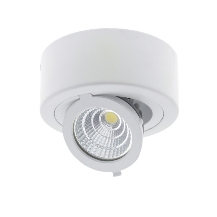 12W LED COB SURFACE DOWNLIGHT ROUND, ADJUSTABLE, 4500K