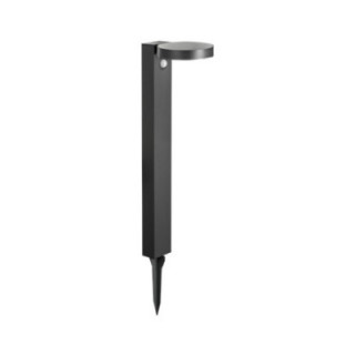 SOLAR LAWN LAMP 18*0.5W 400LM 3000K 3.7V 2000mAh Li-ion IP44 - DARK GREY