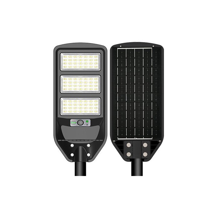 LED SOLAR STREET LIGHT 1800LM 12Ah IP65 + REMOTE CONTROL