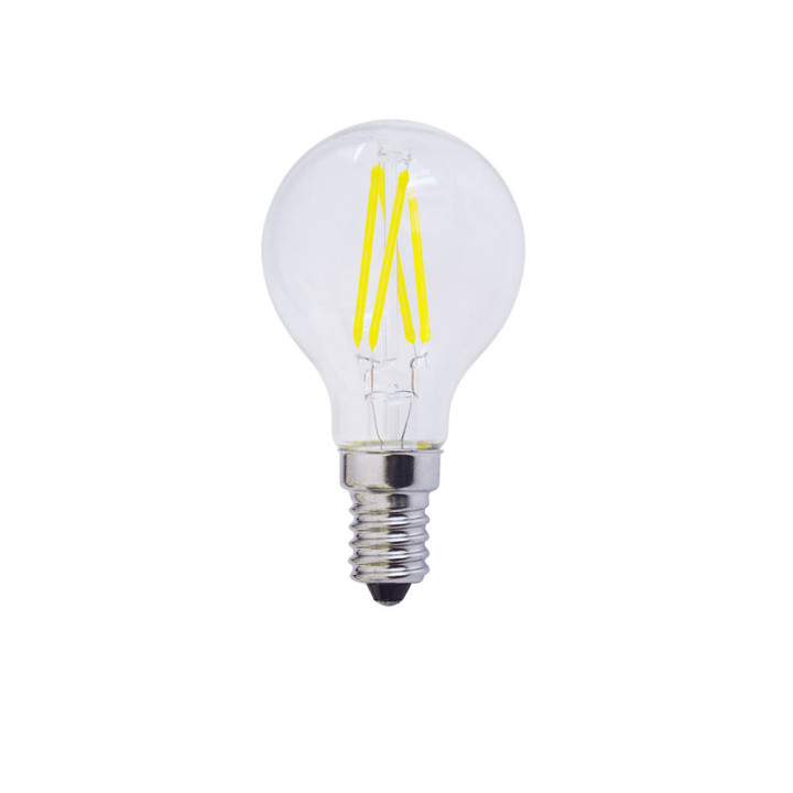 AMPOULE LED G45 4W 400LM E14 175-265V 6000K FILAMENT