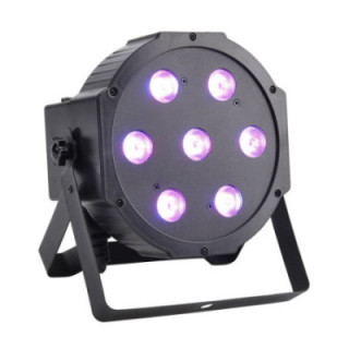 MINI 7*10W RGBW PAR LIGHT IEC POWER IN ADN OUT