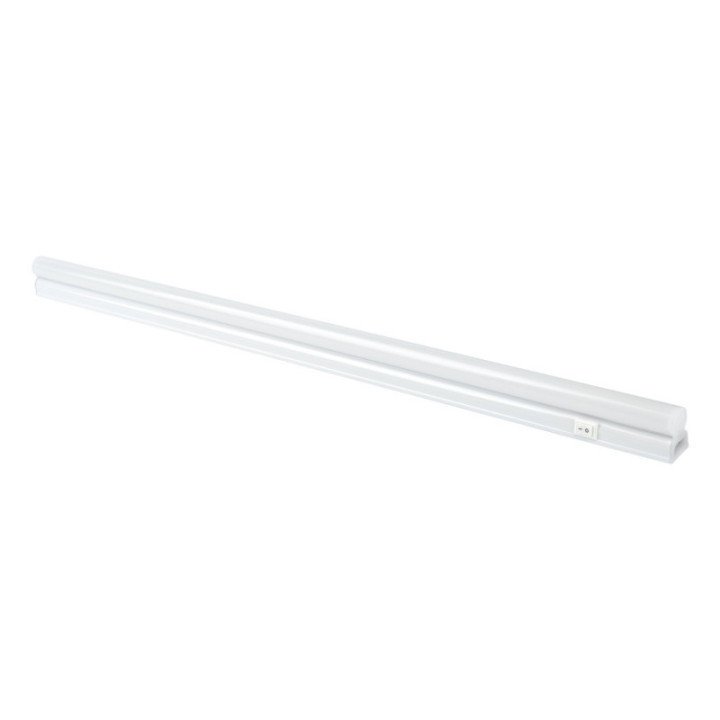 Tube LED T5 57 cm, 8 W/220 V, PLASTIC dépoli 6000 K avec interrupteur