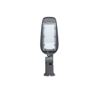 Lampadaire LED 50 W 220-240 V 100 lm/W IP65 75x135° 2700 K corps gris