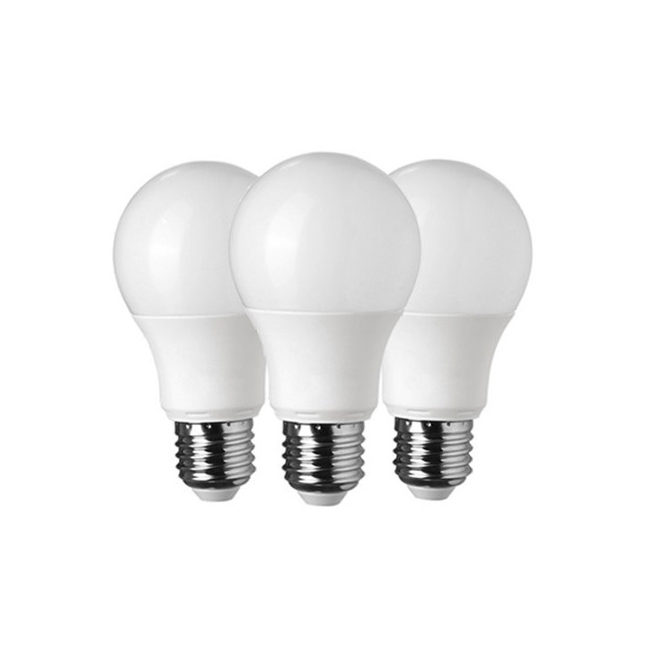 Ampoule LED E27 A60 8,5 W 806 lm 220-240 V 4500 K - Lot de 3